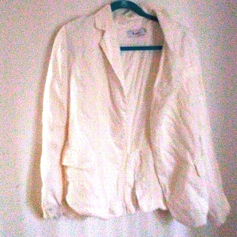 Hanifa linen blazer